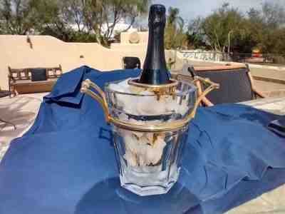 BACCARAT Harcourt Champagne Bucket Crystal 20th Century no chips nice shape !