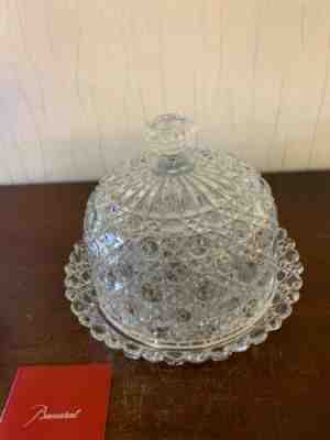 Cheese dish in Baccarat crystal