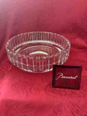Near FLAWLESS Glass BACCARAT France ROTARY Crystal CENTERPIECE SERVING BOWL DISH