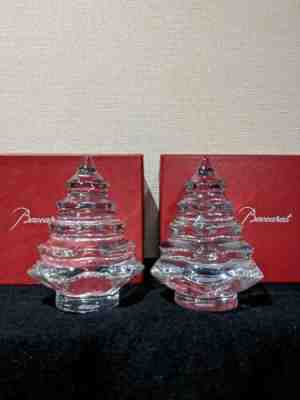 Baccarat Noel Christmas Tree Christmas Collection Set 4.3 Inch From Japan Used
