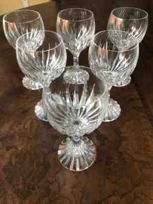 Baccarat Massena 6 Water 7" MINT RARELY USED.
