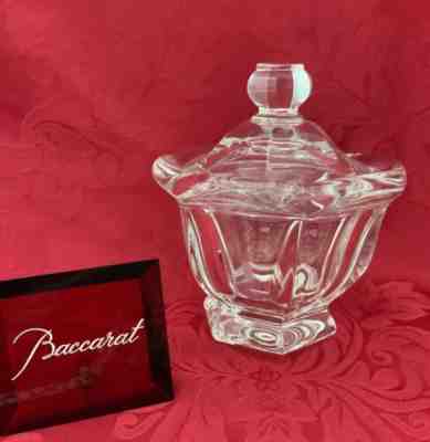 FLAWLESS Glass BACCARAT Crystal HARCOURT MISSOURI BRETAGNE 5.5â? DISH BOWL & LID
