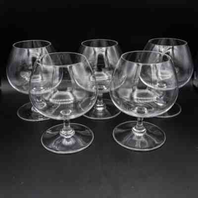 Baccarat France Crystal Perfection Medium Brandy Snifter Glasses Set of 5-4 5/8"
