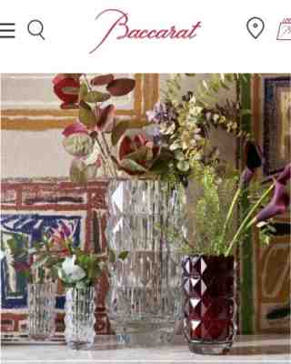 New ListingBACCARAT LOUXOR ROUND VASE ARTICLE CODE 2812620