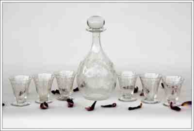 Elisabeth Millefiori Crystal Baccarat Aperitif Set - Aperitif Set