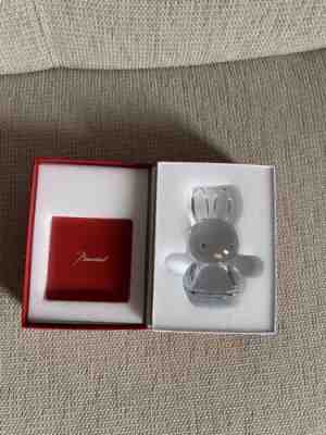 rabbit miffy baccarat clear crystal. New box. Harcourt Luxor Eye