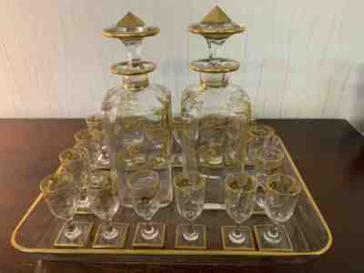 Baccarat 19 Piece Crystal Liquor Set? (Lot Price)