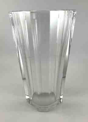 Bacarrat Diane Vase GUC 7 3/4 tall and 4 inches in diameter