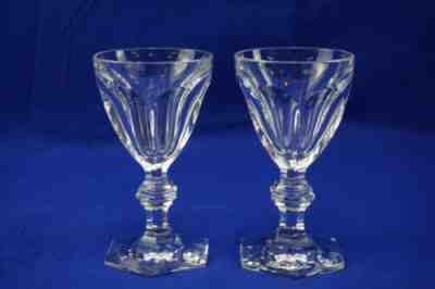 Baccarat Harcourt Versailles (2) SHERRY Glasses, 4 1/2"