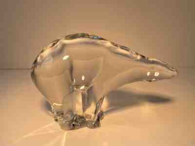 baccarat crystal polar bear