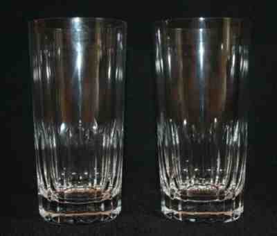 2 Baccarat Crystal Cocktail Glasses / Cup Model Casino H 14cm