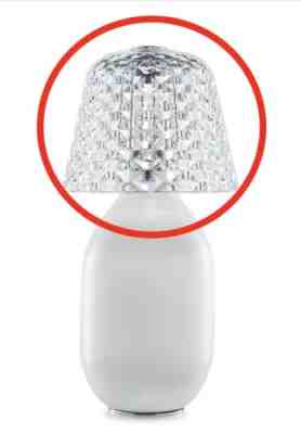 Baccarat Candy Nomadic Crystal & Ceramic Baby Crystal shade