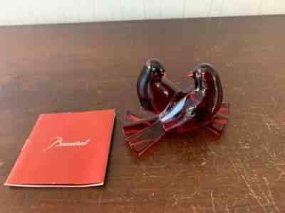Baccarat Crystal Dove Couple