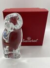 Vintage Baccarat crystal owl figurine with box & Original Label