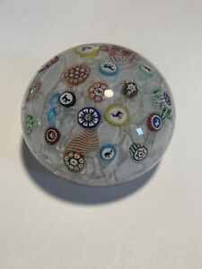 Antique Baccarat 1848 Spaced Concentric Paperweight 3 3/16”