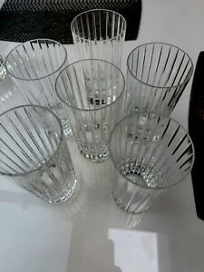 Baccarat Crystal HARMONIE Highball Glasses SET / 6 FRANCE