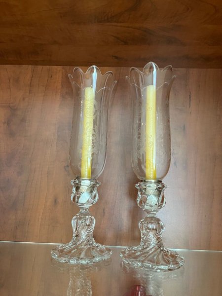 Vintage Baccarat Crystal Candelabra