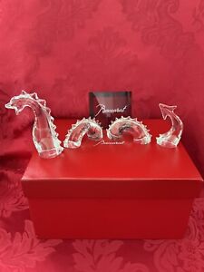 NIB FLAWLESS Glas BACCARAT France Crystal SEA SERPENT DRAGON LOCH NESSIE MONSTER