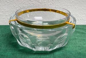 Baccarat France Crystal HARCOURT VERSAILLES Large 3 Piece Caviar Serving Bowl
