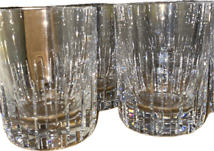 Baccarat Crystal Rotary Old Fashion glasses-signed 12
