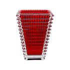 Baccarat Eye Red Small Rectangular Vase 2802298