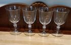 (4) RARE Baccarat PROVENCE 6 7/8"" WATER / WINE GOBLETS ~ Tulip Style ~ MINT