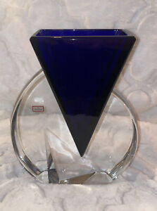 Rare Baccarat Vecteur Vase. Excellent Condition. No Reserve