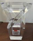 RARE Stunning Estate  Baccarat Architecture Glass Vase