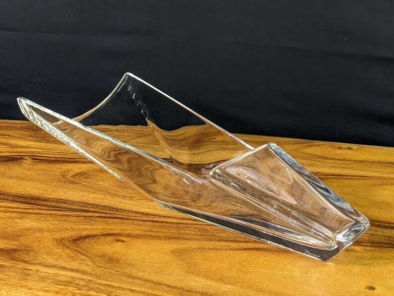 Baccarat Crystal Diva Vase, 20”, rare, perfect condition, see photos One owner