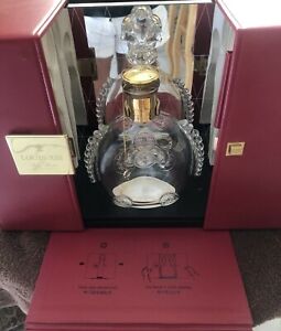 Remy Martin Louis Cognac Baccarat Crystal Bottle Case LVMH Royal Decanter Bar XO