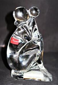 Baccarat Crystal TENDERNESS Mother and Child Figurine Statue 6" Tall