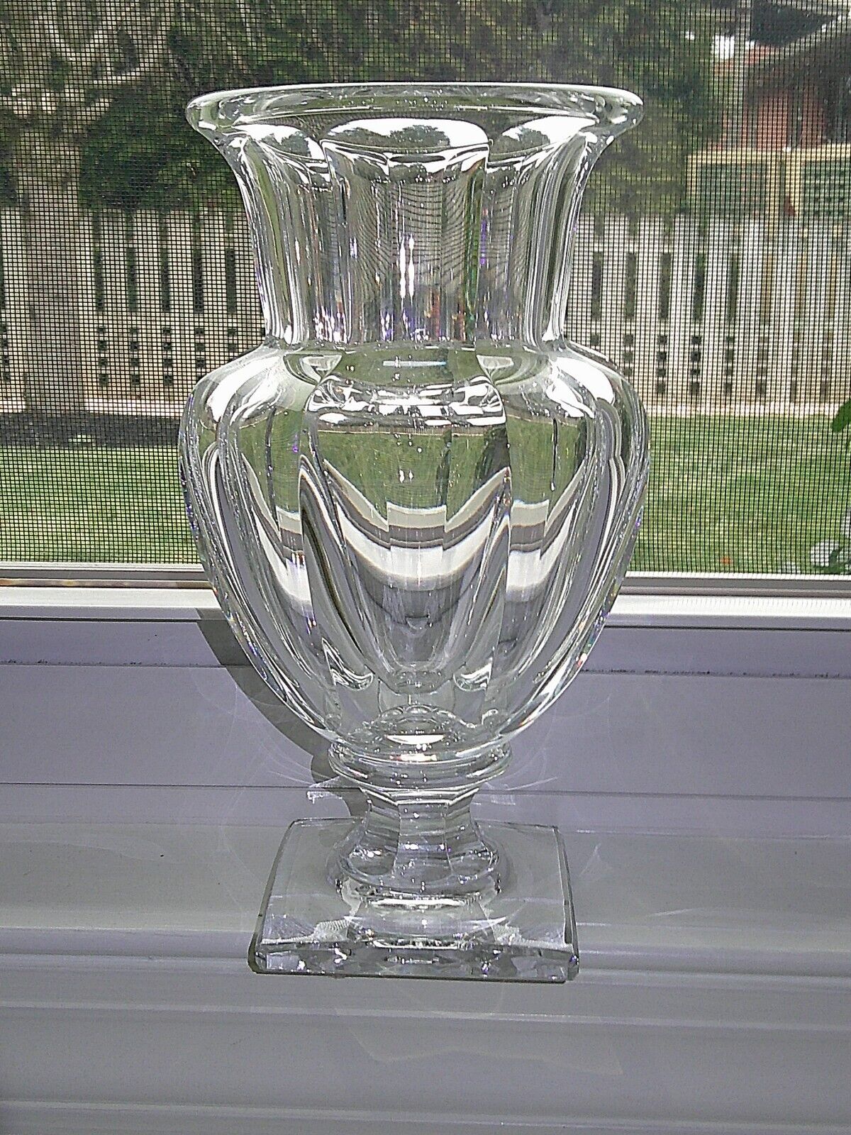 Baccarat Crystal 8 3/4" Musee Des Cristalleries 1821-1840 Reproduction Vase