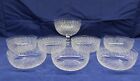 Rare Beautiful Old Baccarat "Rohan" Crystal Fruit/Dessert Bowls - Set of 7