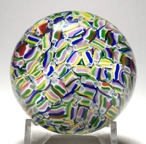 Baccarat Macédoine Millefiori Paperweight