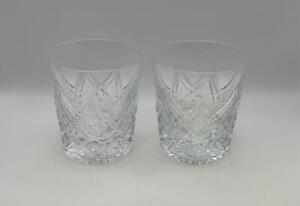 Pair of Baccarat Crystal COLBERT Double Old Fashioned Glasses