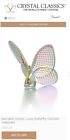BACCARAT CRYSTAL DIAMOND IRIDESCENT BUTTERFLY (AUTHENTIC BRAND NEW IN BOX)