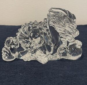 VTG Baccarat Crystal Zodiac Las Vegas Dragon, H: 4.5 in, W: 3.25 in, Excellent
