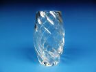 Baccarat Crystal large Spiral ( Swirl) Vase.      10" Height BY 5" Wide