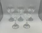Set of 5 Baccarat France Crystal MASSENA Bordeaux Wine Glasses