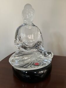 BACCARAT CRYSTAL LIGHT OF ASIA LARGE BUDDHA