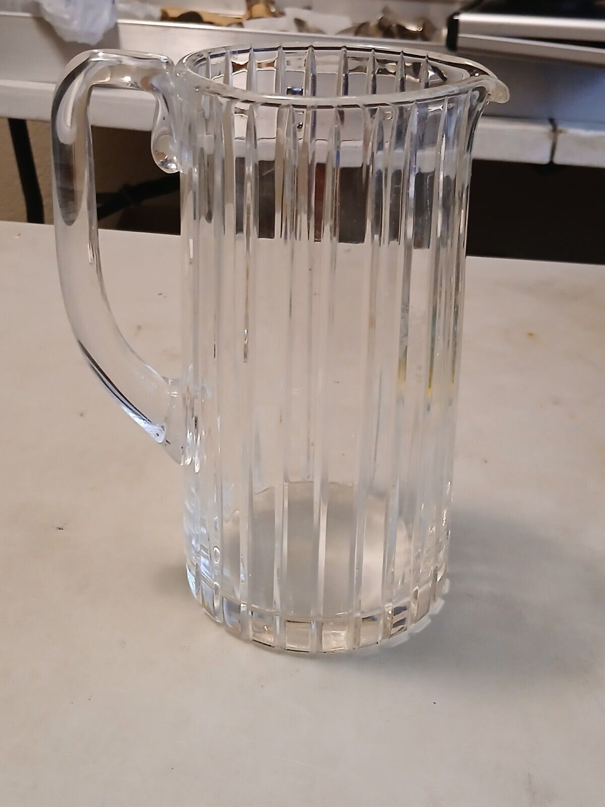 EX CON BACCARAT CRYSTAL HARMONIE PATTERN PITCHER