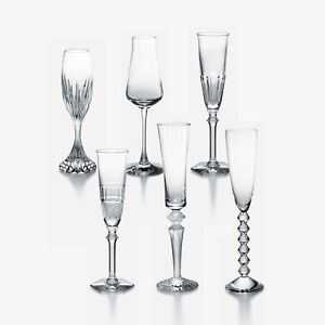 Baccarat Bubble Box Flutes Set (2811434) NIB