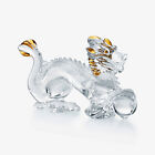 BACCARAT CRYSTAL 2024 ZODIAQUE DRAGON CLEAR-GOLD FIGURINE #2815632 BRAND NIB FS