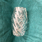 Baccarat Crystal Spiral Swirl Vase Large 10" Height By 5"Wide
