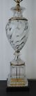 Paul Hanson Baccarat Style Swirl Lamp