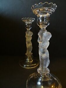 ALL OFFERS CONSIDERED PR RARE BACCARAT CHERUB CANDLESTICKS SAMPLE? UNSIGNED