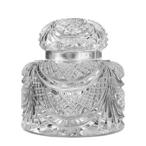 BACCARAT EXTREMELY RARE LARGE FLAUBERT INKWELL 1764303 CLEAR CRYSTAL LTD 300 NEW