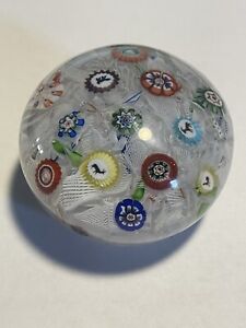 Antique Baccarat 1848 Spaced Concentric Paperweight