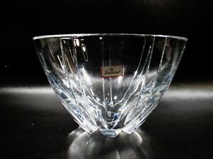 Vtg Baccarat Crystal France Large Neptune Centerpiece Bowl Thomas Bastide
