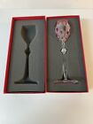 Baccarat Tsar Verre Cristal Rose Overlay Vessiere Cut To Clear Wine Glass Goblet